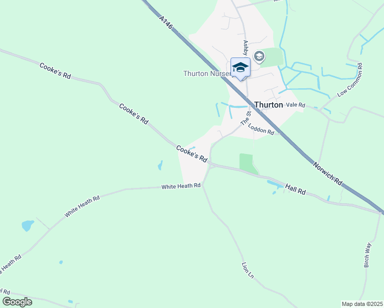 map of restaurants, bars, coffee shops, grocery stores, and more near 0 Cooke's Road in Norfolk