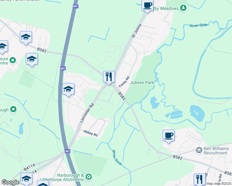 Blaby Road, Enderby England Walk Score