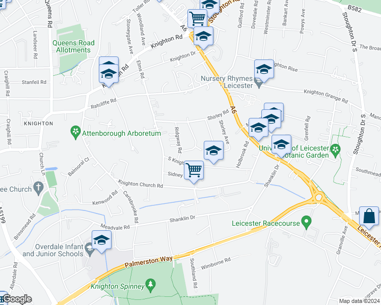 22 Beresford Drive, Leicester England Walk Score