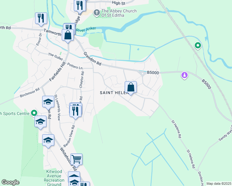 Park Avenue, Polesworth England Walk Score