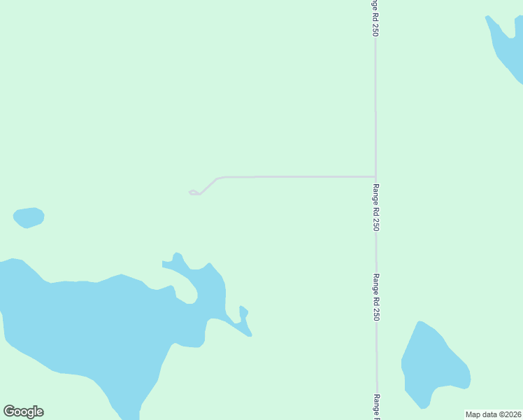 map of restaurants, bars, coffee shops, grocery stores, and more near 2 Range Road 250 in Ponoka County