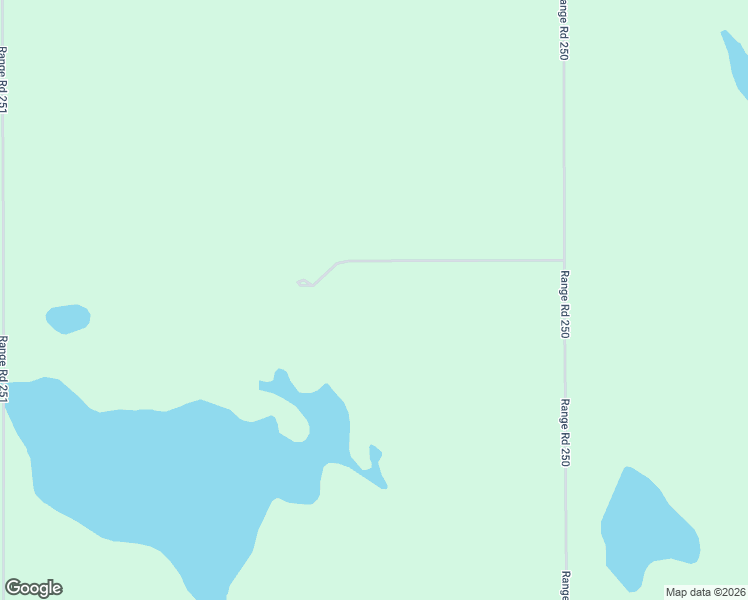 map of restaurants, bars, coffee shops, grocery stores, and more near 2 Range Road 250 in Ponoka County