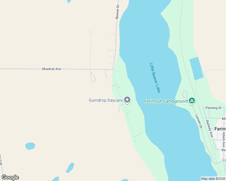 map of restaurants, bars, coffee shops, grocery stores, and more near Beaver Drive in Ferintosh