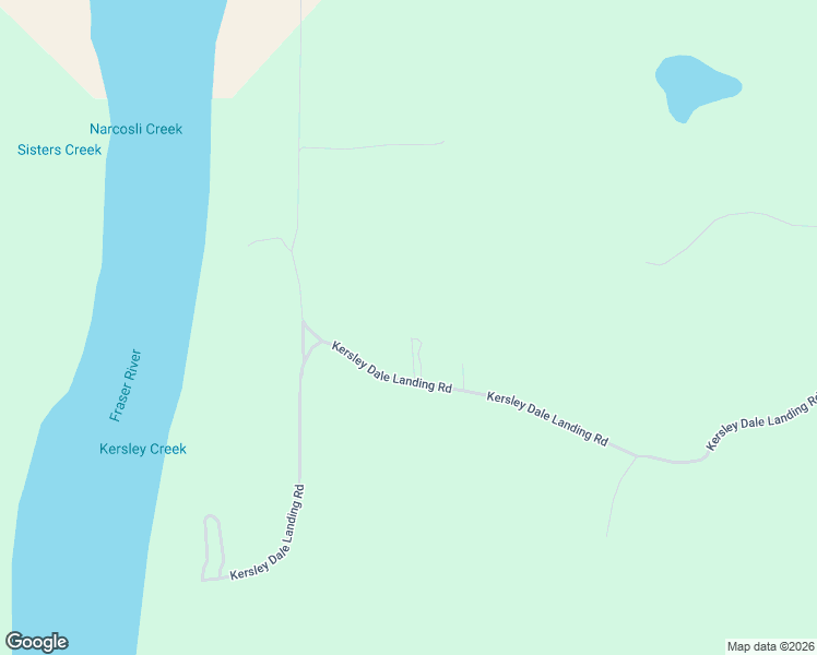 map of restaurants, bars, coffee shops, grocery stores, and more near 2301 Kersley Dale Landing Road in Quesnel