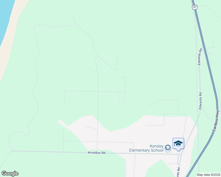 map of restaurants, bars, coffee shops, grocery stores, and more near 2739 Roberta Road in Quesnel