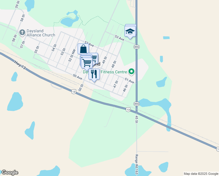 5005 48 Street, Daysland AB Walk Score