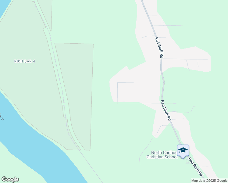 map of restaurants, bars, coffee shops, grocery stores, and more near 2644 Fayette Road in Quesnel
