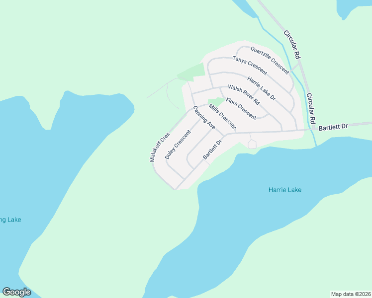 map of restaurants, bars, coffee shops, grocery stores, and more near 4035 Ashuanipi Crescent in Labrador City