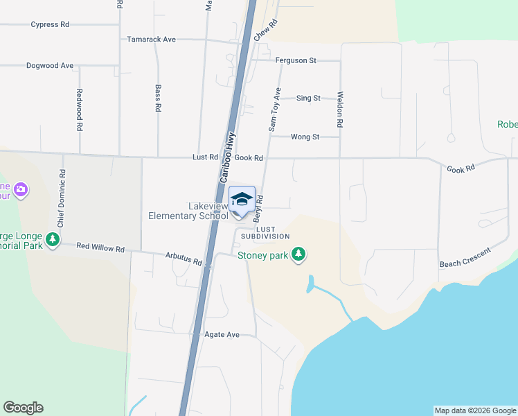 map of restaurants, bars, coffee shops, grocery stores, and more near Dragon View Place in Quesnel