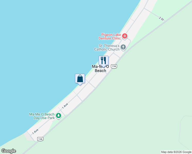 map of restaurants, bars, coffee shops, grocery stores, and more near 610 1 Avenue in Ma-Me-O Beach