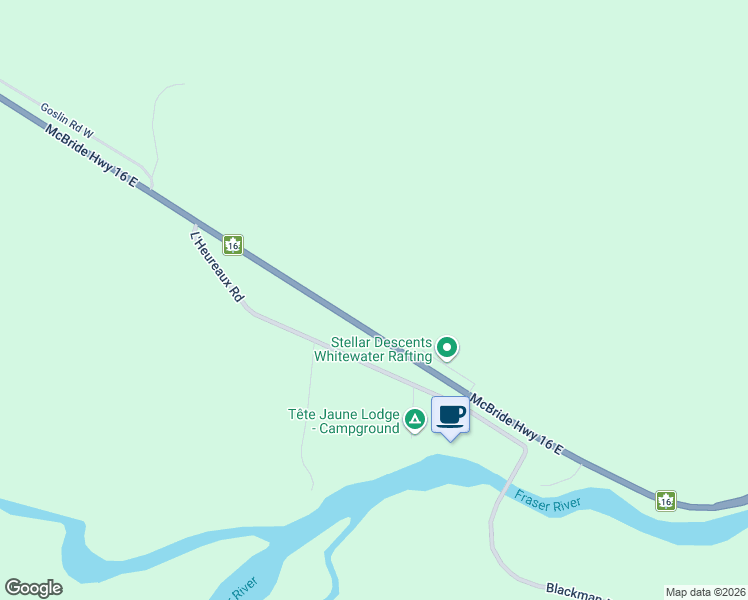 map of restaurants, bars, coffee shops, grocery stores, and more near 11920 Essen Road in Fraser-Fort George H