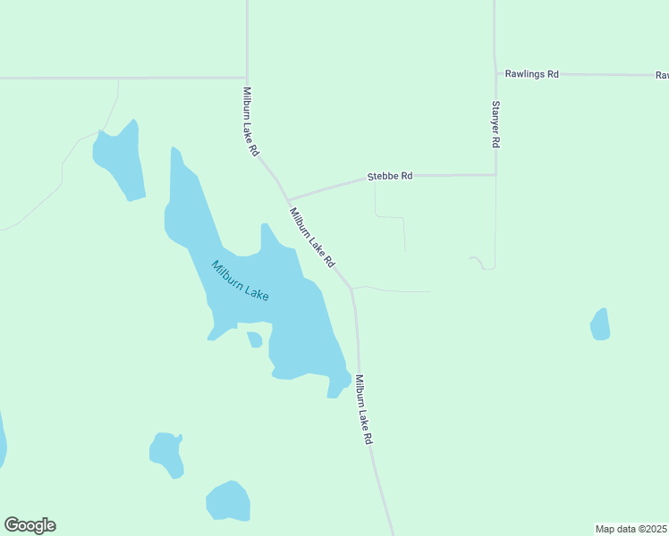 map of restaurants, bars, coffee shops, grocery stores, and more near Milburn Lake Road in Quesnel