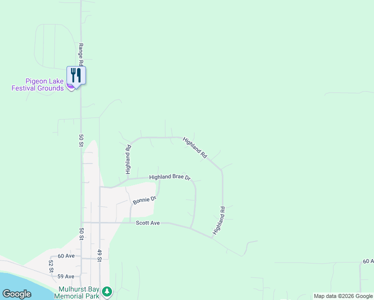 map of restaurants, bars, coffee shops, grocery stores, and more near 1001 Highland Road in Mulhurst
