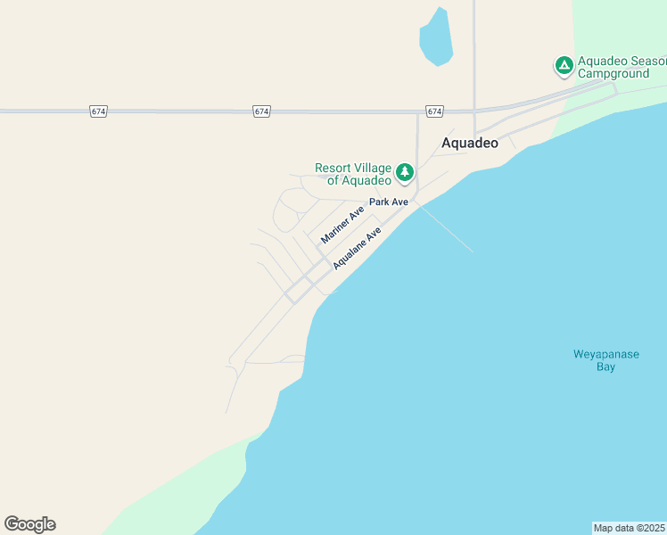 map of restaurants, bars, coffee shops, grocery stores, and more near Aqualane Avenue in Meota