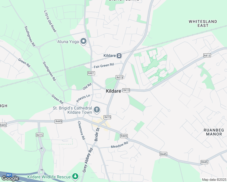 map of restaurants, bars, coffee shops, grocery stores, and more near in Kildare