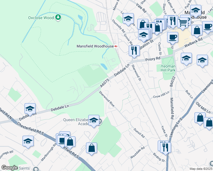 3 Debdale Lane, Mansfield Woodhouse England Walk Score