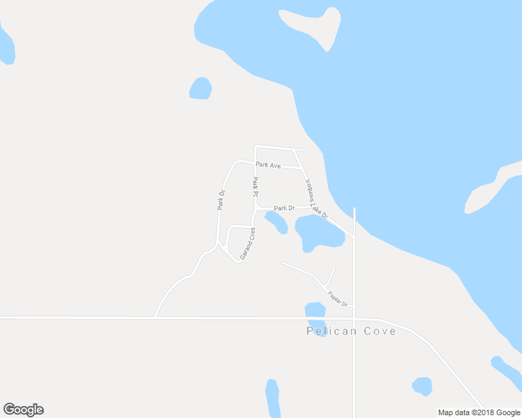 map of restaurants, bars, coffee shops, grocery stores, and more near Park Drive in Shell Lake