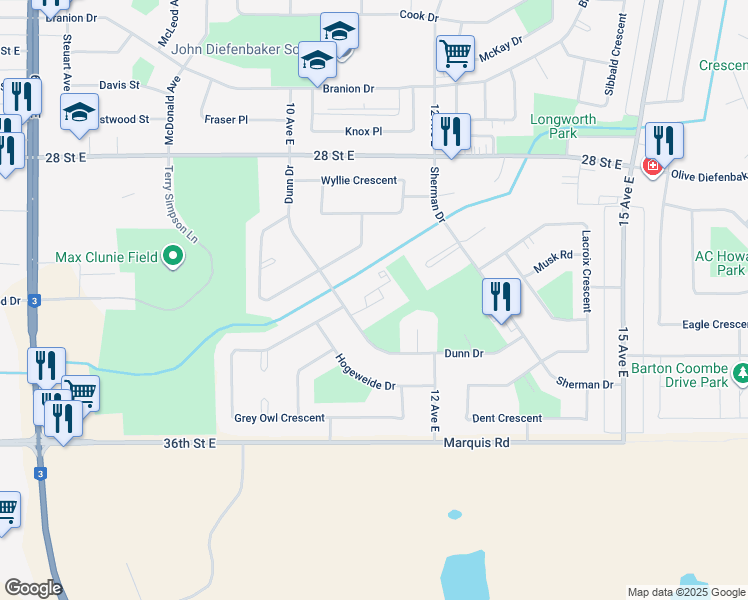 3030 Dunn Drive, Prince Albert SK Walk Score