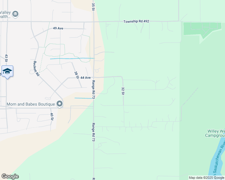 map of restaurants, bars, coffee shops, grocery stores, and more near in Drayton Valley