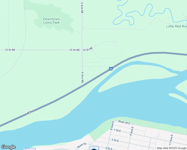 map of restaurants, bars, coffee shops, grocery stores, and more near 12 Street Northeast in Spruce Home