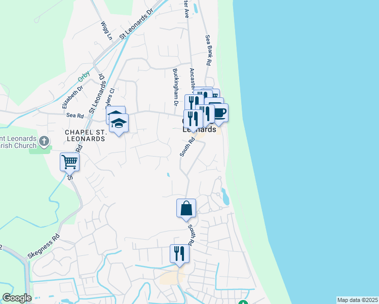 South Road, Chapel Saint Leonards England Walk Score
