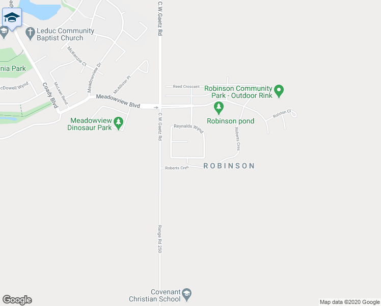 map of restaurants, bars, coffee shops, grocery stores, and more near 371 Reynalds Court in Leduc