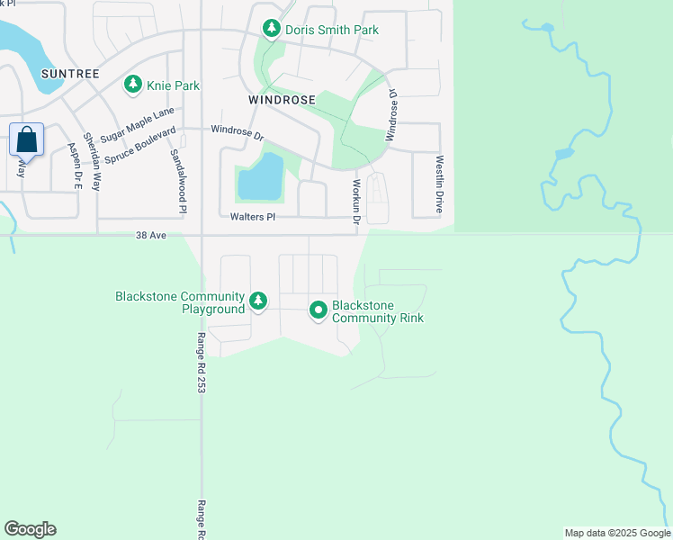 map of restaurants, bars, coffee shops, grocery stores, and more near 988 Berg Place in Leduc