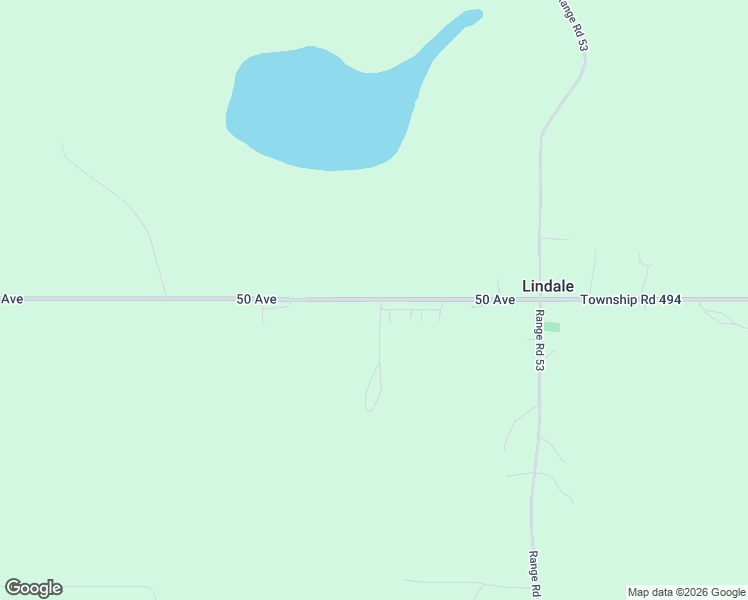 map of restaurants, bars, coffee shops, grocery stores, and more near Township Road 494 in Lindale