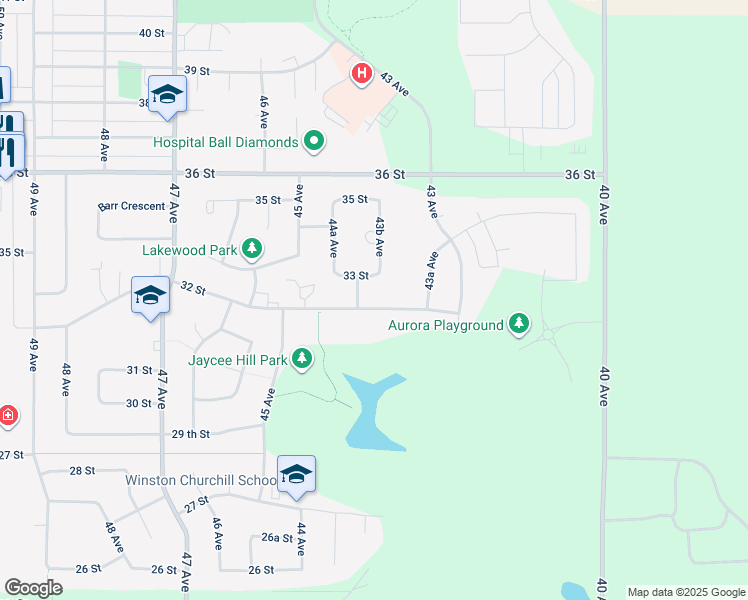 map of restaurants, bars, coffee shops, grocery stores, and more near 4322 32 Street in Lloydminster