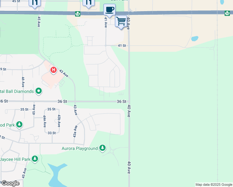 map of restaurants, bars, coffee shops, grocery stores, and more near in Lloydminster