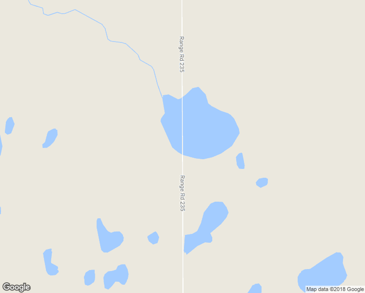 map of restaurants, bars, coffee shops, grocery stores, and more near Range Road 235 in Stettler