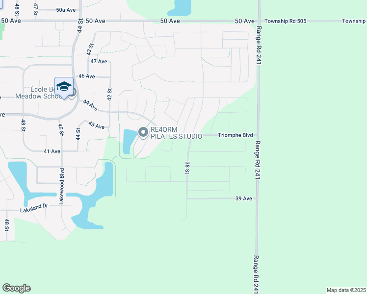 map of restaurants, bars, coffee shops, grocery stores, and more near 4301 38A Street in Beaumont