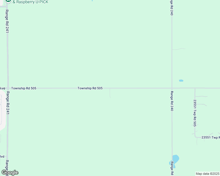map of restaurants, bars, coffee shops, grocery stores, and more near Township Road 505 in Rolly View