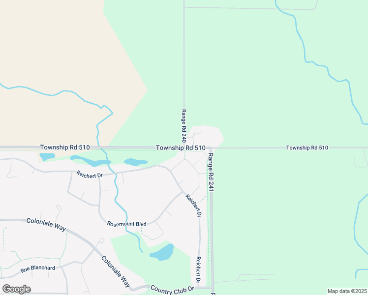 map of restaurants, bars, coffee shops, grocery stores, and more near Township Road 510 in Rolly View