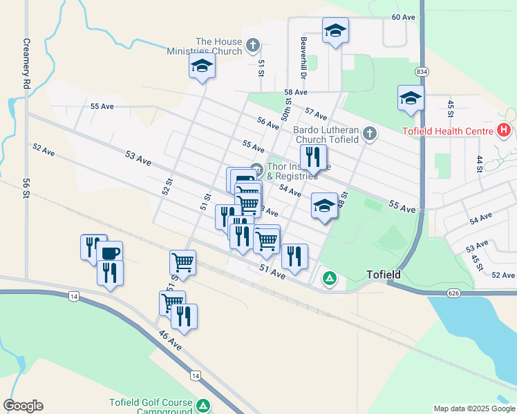 4924 53 Avenue, Tofield AB Walk Score