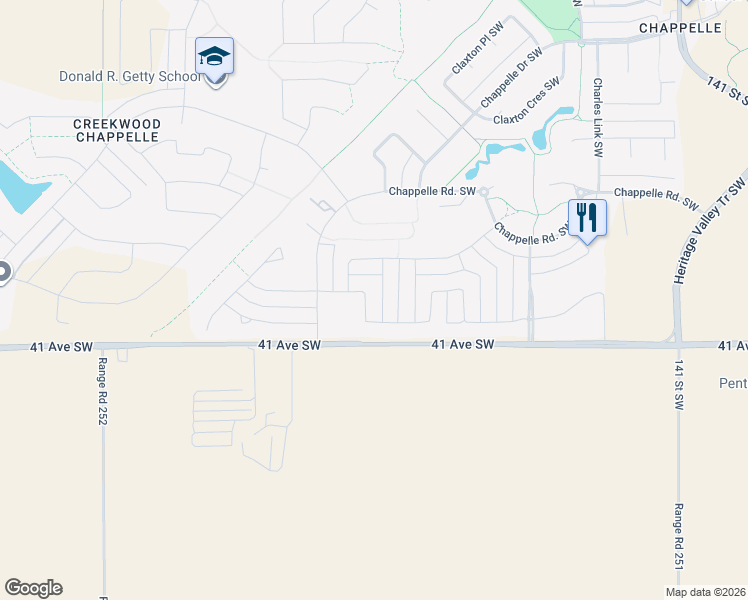 map of restaurants, bars, coffee shops, grocery stores, and more near in Edmonton