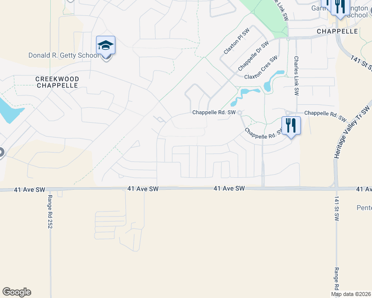 map of restaurants, bars, coffee shops, grocery stores, and more near in Edmonton