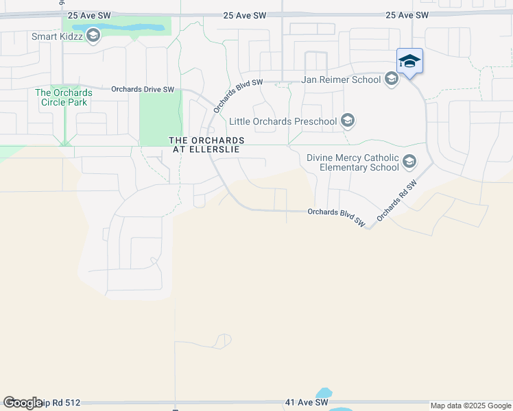 map of restaurants, bars, coffee shops, grocery stores, and more near 3111 91 Street Southwest in Edmonton