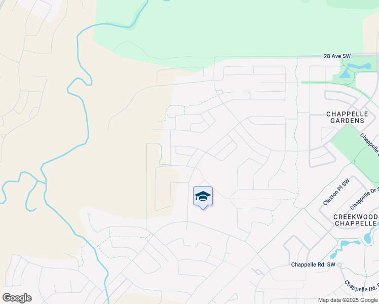 map of restaurants, bars, coffee shops, grocery stores, and more near 4323 Cooke Lane Southwest in Edmonton