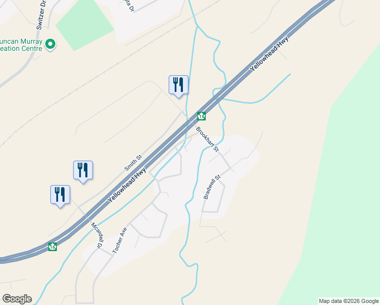 map of restaurants, bars, coffee shops, grocery stores, and more near 465 Makenny Street in Hinton