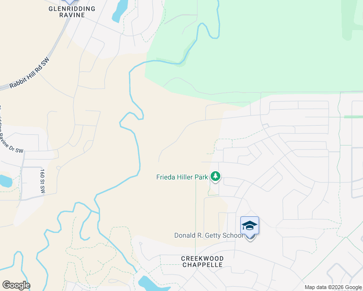 map of restaurants, bars, coffee shops, grocery stores, and more near 2820 156 Street Southwest in Edmonton