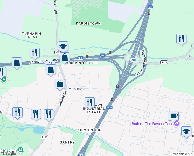 map of restaurants, bars, coffee shops, grocery stores, and more near in 