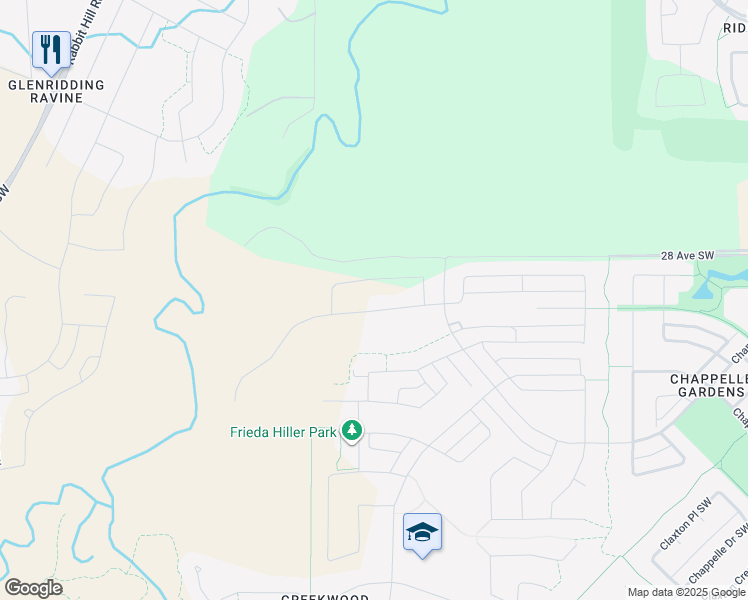 map of restaurants, bars, coffee shops, grocery stores, and more near 3234 Chernowski Way Southwest in Edmonton