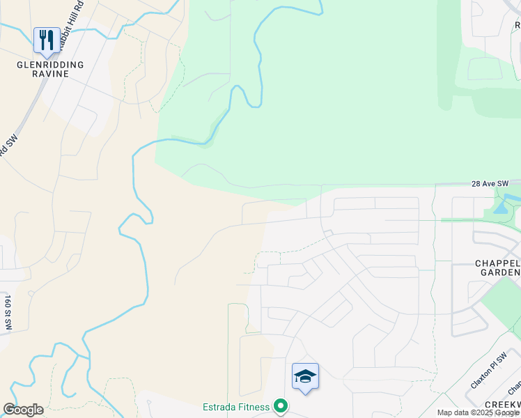 map of restaurants, bars, coffee shops, grocery stores, and more near 3234 Chernowski Way Southwest in Edmonton