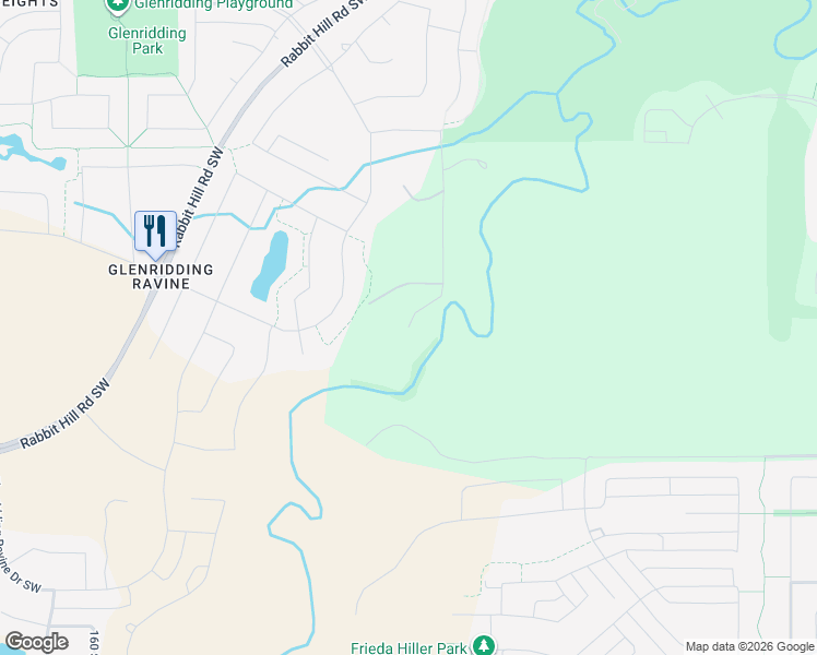 map of restaurants, bars, coffee shops, grocery stores, and more near 3206 156 Street Southwest in Edmonton