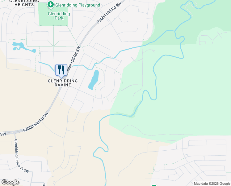 map of restaurants, bars, coffee shops, grocery stores, and more near 2104 156 Street Southwest in Edmonton