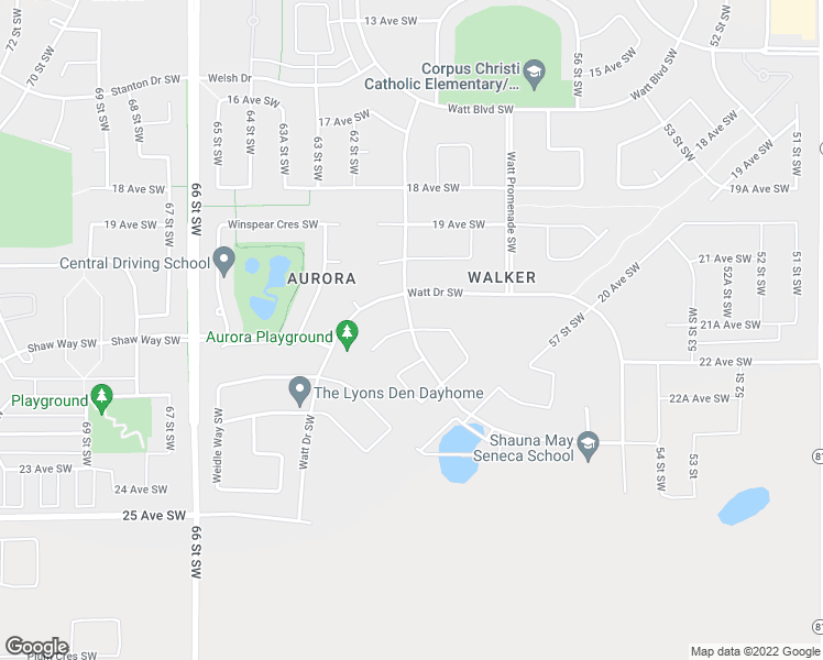map of restaurants, bars, coffee shops, grocery stores, and more near 2031 Wonnacott Way in Edmonton