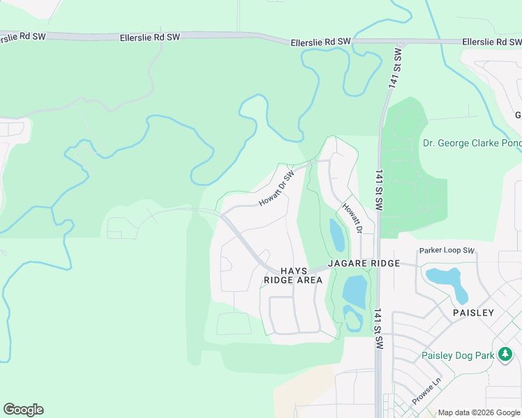 map of restaurants, bars, coffee shops, grocery stores, and more near 692 Howatt Drive Southwest in Edmonton