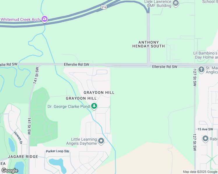 map of restaurants, bars, coffee shops, grocery stores, and more near 1051 Graydon Hill Boulevard Southwest in Edmonton