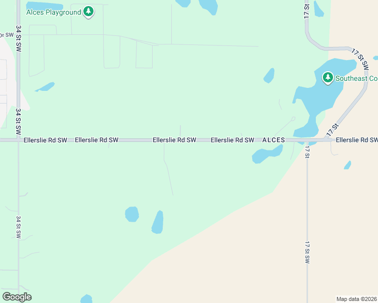 map of restaurants, bars, coffee shops, grocery stores, and more near 1895-2429 Ellerslie Road Southwest in Edmonton